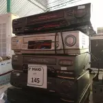 LOTE 145 - 06 VÍDEOS CASSETES MARCAS E MODELOS DIVERSOS. (NO ESTADO) ATENÇÃO! FAZER A VISITAÇÃO ANTES DE ARREMATAR, NÃO SABEMOS SE FUNCIONA. LEILÃO NÃO TEM GARANTIA E NEM DEVOLUÇÃO, SUJEITO A POSSÍVEIS AVARIAS VISÍVEIS/OCULTAS E/OU AUSÊNCIA DE COMPONENTES.