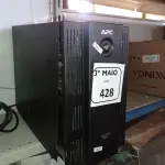LOTE 428 - 01 NOBREAK MARCA APC DE 1500V. (NO ESTADO) ATENÇÃO! FAZER A VISITAÇÃO ANTES DE ARREMATAR, NÃO SABEMOS SE FUNCIONA. LEILÃO NÃO TEM GARANTIA E NEM DEVOLUÇÃO, SUJEITO A POSSÍVEIS AVARIAS VISÍVEIS/OCULTAS E/OU AUSÊNCIA DE COMPONENTES.