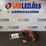 LOTE 013 - 01 PARAFUSADEIRA/FURADEIRA MARCA SCHUZ 220V. (NO ESTADO) ATENÇÃO! FAZER A VISITAÇÃO ANTES DE ARREMATAR, NÃO SABEMOS SE FUNCIONA. LEILÃO NÃO TEM GARANTIA E NEM DEVOLUÇÃO, SUJEITO A POSSÍVEIS AVARIAS VISÍVEIS/OCULTAS E/OU AUSÊNCIA DE COMPONENTES.