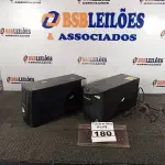 LOTE 180 - 02 NOBREAKS, SENDO 01 VSI DE 1400VA. (NO ESTADO) ATENÇÃO! FAZER A VISITAÇÃO ANTES DE ARREMATAR, NÃO SABEMOS SE FUNCIONA. LEILÃO NÃO TEM GARANTIA E NEM DEVOLUÇÃO, SUJEITO A POSSÍVEIS AVARIAS VISÍVEIS/OCULTAS E/OU AUSÊNCIA DE COMPONENTES.