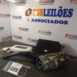 LOTE 059 - 01 APARELHO MULTIMIDIA, 01 MASSAGEADOR E 01 CAIXA DE SOM BLUETOOTH. (NO ESTADO) ATENÇÃO! FAZER A VISITAÇÃO ANTES DE ARREMATAR, NÃO SABEMOS SE FUNCIONA. LEILÃO NÃO TEM GARANTIA E NEM DEVOLUÇÃO, SUJEITO A POSSÍVEIS AVARIAS VISÍVEIS/OCULTAS E/OU AUSÊNCIA DE COMPONENTES.