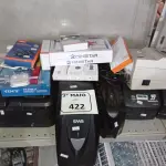 LOTE 422 - 02 ESTABILIZADORES, 03 IMPRESSORAS DE CUPOM, 01 RELÓGIO DE PONTO E PERIFÉRICOS DIVERSOS.  (NO ESTADO) ATENÇÃO! FAZER A VISITAÇÃO ANTES DE ARREMATAR, NÃO SABEMOS SE FUNCIONA. LEILÃO NÃO TEM GARANTIA E NEM DEVOLUÇÃO, SUJEITO A POSSÍVEIS AVARIAS VISÍVEIS/OCULTAS E/OU AUSÊNCIA DE COMPONENTES.