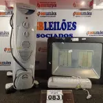 LOTE 083 - 01 PAINEL DE LED, 01 LUMINÁRIA DE EMERGÊNCIA E 01 AQUECEDOR. (NO ESTADO) ATENÇÃO! FAZER A VISITAÇÃO ANTES DE ARREMATAR, NÃO SABEMOS SE FUNCIONA. LEILÃO NÃO TEM GARANTIA E NEM DEVOLUÇÃO, SUJEITO A POSSÍVEIS AVARIAS VISÍVEIS/OCULTAS E/OU AUSÊNCIA DE COMPONENTES.