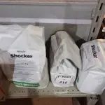 LOTE 416 - 03 PACOTES DE FUNGICIDAS DE 5KG CADA AGRIVALLE SHOCKER. (NO ESTADO) ATENÇÃO! FAZER A VISITAÇÃO ANTES DE ARREMATAR, NÃO SABEMOS SE FUNCIONA. LEILÃO NÃO TEM GARANTIA E NEM DEVOLUÇÃO, SUJEITO A POSSÍVEIS AVARIAS VISÍVEIS/OCULTAS E/OU AUSÊNCIA DE COMPONENTES.