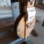 LOTE 477 - 01 GANCHO PARA GUINCHO. (NO ESTADO) ATENÇÃO! FAZER A VISITAÇÃO ANTES DE ARREMATAR, NÃO SABEMOS SE FUNCIONA. LEILÃO NÃO TEM GARANTIA E NEM DEVOLUÇÃO, SUJEITO A POSSÍVEIS AVARIAS VISÍVEIS/OCULTAS E/OU AUSÊNCIA DE COMPONENTES.