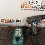 LOTE 466 - 01 PARAFUSADEIRA MAKITA COM CARREGADOR DF330D. (NO ESTADO) ATENÇÃO! FAZER A VISITAÇÃO ANTES DE ARREMATAR, NÃO SABEMOS SE FUNCIONA. LEILÃO NÃO TEM GARANTIA E NEM DEVOLUÇÃO, SUJEITO A POSSÍVEIS AVARIAS VISÍVEIS/OCULTAS E/OU AUSÊNCIA DE COMPONENTES.