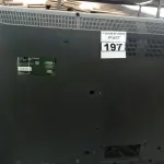 LOTE 197 - 01 TV 52’’POL MARCA SONY COM TROLE REMOTO. COM AVARIAS. (NO ESTADO) ATENÇÃO! FAZER A VISITAÇÃO ANTES DE ARREMATAR, NÃO SABEMOS SE FUNCIONA. LEILÃO NÃO TEM GARANTIA E NEM DEVOLUÇÃO, SUJEITO A POSSÍVEIS AVARIAS VISÍVEIS/OCULTAS E/OU AUSÊNCIA DE COMPONENTES.