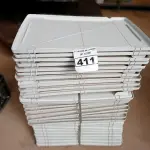 LOTE 411 - 01 LOTE COM BANDEJAS PARA ESTANTE DE PLÁSTICO. (NO ESTADO) ATENÇÃO! FAZER A VISITAÇÃO ANTES DE ARREMATAR, NÃO SABEMOS SE FUNCIONA. LEILÃO NÃO TEM GARANTIA E NEM DEVOLUÇÃO, SUJEITO A POSSÍVEIS AVARIAS VISÍVEIS/OCULTAS E/OU AUSÊNCIA DE COMPONENTES.