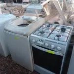 LOTE 436 - 01 FOGÃO 04 BOCAS MARCA DAKO E 01 MÁQUINA DE LAVAR MARCA BRASTEMP. (NO ESTADO) ATENÇÃO! FAZER A VISITAÇÃO ANTES DE ARREMATAR, NÃO SABEMOS SE FUNCIONA. LEILÃO NÃO TEM GARANTIA E NEM DEVOLUÇÃO, SUJEITO A POSSÍVEIS AVARIAS VISÍVEIS/OCULTAS E/OU AUSÊNCIA DE COMPONENTES.