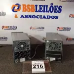 LOTE 216 - 02 NOBREAKS DE 1900VA MARCA INFINIUM. (NO ESTADO) ATENÇÃO! FAZER A VISITAÇÃO ANTES DE ARREMATAR, NÃO SABEMOS SE FUNCIONA. LEILÃO NÃO TEM GARANTIA E NEM DEVOLUÇÃO, SUJEITO A POSSÍVEIS AVARIAS VISÍVEIS/OCULTAS E/OU AUSÊNCIA DE COMPONENTES.