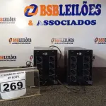 LOTE 269 - 02 NOBREAKS VSI DE 1400VA. (NO ESTADO) ATENÇÃO! FAZER A VISITAÇÃO ANTES DE ARREMATAR, NÃO SABEMOS SE FUNCIONA. LEILÃO NÃO TEM GARANTIA E NEM DEVOLUÇÃO, SUJEITO A POSSÍVEIS AVARIAS VISÍVEIS/OCULTAS E/OU AUSÊNCIA DE COMPONENTES.