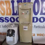 LOTE 281 - 0I PURIFICADOR DE ÁGUA MARCA LIBELL E 01 BEBEDOURO PARA GARRAFÃO MARCA IBBL. (NO ESTADO) ATENÇÃO! FAZER A VISITAÇÃO ANTES DE ARREMATAR, NÃO SABEMOS SE FUNCIONA. LEILÃO NÃO TEM GARANTIA E NEM DEVOLUÇÃO, SUJEITO A POSSÍVEIS AVARIAS VISÍVEIS/OCULTAS E/OU AUSÊNCIA DE COMPONENTES.