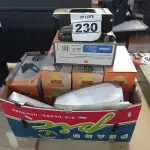 LOTE 230 - 01 CAIXA COM MATERIAIS DIVERSOS PARA ESCRITÓRIO. (NO ESTADO) ATENÇÃO! FAZER A VISITAÇÃO ANTES DE ARREMATAR, NÃO SABEMOS SE FUNCIONA. LEILÃO NÃO TEM GARANTIA E NEM DEVOLUÇÃO, SUJEITO A POSSÍVEIS AVARIAS VISÍVEIS/OCULTAS E/OU AUSÊNCIA DE COMPONENTES.