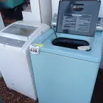 LOTE 430 - 02 MÁQUINAS DE LAVAR MARCA BRASTEMP PARA RETIRADA DE PEÇAS. (NO ESTADO) ATENÇÃO! FAZER A VISITAÇÃO ANTES DE ARREMATAR, NÃO SABEMOS SE FUNCIONA. LEILÃO NÃO TEM GARANTIA E NEM DEVOLUÇÃO, SUJEITO A POSSÍVEIS AVARIAS VISÍVEIS/OCULTAS E/OU AUSÊNCIA DE COMPONENTES.