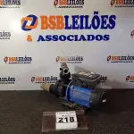 LOTE 218 - 01 MOTOBOMBA MODELO: HIDRO BAP-75. (NO ESTADO) ATENÇÃO! FAZER A VISITAÇÃO ANTES DE ARREMATAR, NÃO SABEMOS SE FUNCIONA. LEILÃO NÃO TEM GARANTIA E NEM DEVOLUÇÃO, SUJEITO A POSSÍVEIS AVARIAS VISÍVEIS/OCULTAS E/OU AUSÊNCIA DE COMPONENTES.