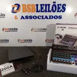 LOTE 200 - 01 NOTEBOOK MARCA DELL SEM HD COM AVARIAS E 01 MESA DE SOM COM 08 CANAIS USB COMPLETA. (NO ESTADO) ATENÇÃO! FAZER A VISITAÇÃO ANTES DE ARREMATAR, NÃO SABEMOS SE FUNCIONA. LEILÃO NÃO TEM GARANTIA E NEM DEVOLUÇÃO, SUJEITO A POSSÍVEIS AVARIAS VISÍVEIS/OCULTAS E/OU AUSÊNCIA DE COMPONENTES.