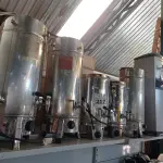 LOTE 257 - 05 CAFETEIRAS EM INOX COM AVARIAS. (NO ESTADO) ATENÇÃO! FAZER A VISITAÇÃO ANTES DE ARREMATAR, NÃO SABEMOS SE FUNCIONA. LEILÃO NÃO TEM GARANTIA E NEM DEVOLUÇÃO, SUJEITO A POSSÍVEIS AVARIAS VISÍVEIS/OCULTAS E/OU AUSÊNCIA DE COMPONENTES.