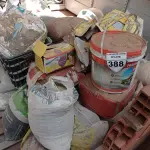 LOTE 388 - 01 LOTE DE MATERIAIS PARA CONSTRUÇÃO. (NO ESTADO) ATENÇÃO! FAZER A VISITAÇÃO ANTES DE ARREMATAR, NÃO SABEMOS SE FUNCIONA. LEILÃO NÃO TEM GARANTIA E NEM DEVOLUÇÃO, SUJEITO A POSSÍVEIS AVARIAS VISÍVEIS/OCULTAS E/OU AUSÊNCIA DE COMPONENTES.