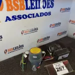 LOTE 267 - 02 AQUECEDORES PARA BANHEIRA. (NO ESTADO) ATENÇÃO! FAZER A VISITAÇÃO ANTES DE ARREMATAR, NÃO SABEMOS SE FUNCIONA. LEILÃO NÃO TEM GARANTIA E NEM DEVOLUÇÃO, SUJEITO A POSSÍVEIS AVARIAS VISÍVEIS/OCULTAS E/OU AUSÊNCIA DE COMPONENTES.