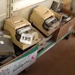 LOTE 195 - 01 LOTE COM PEÇAS DE IMPRESSORAS DE CUPOM E MATERIAIS DIVERSOS. (NO ESTADO) ATENÇÃO! FAZER A VISITAÇÃO ANTES DE ARREMATAR, NÃO SABEMOS SE FUNCIONA. LEILÃO NÃO TEM GARANTIA E NEM DEVOLUÇÃO, SUJEITO A POSSÍVEIS AVARIAS VISÍVEIS/OCULTAS E/OU AUSÊNCIA DE COMPONENTES.