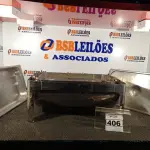 LOTE 406 - 01 RECHAUD EM INOX COM AVARIAS E 01 CUBA. (NO ESTADO) ATENÇÃO! FAZER A VISITAÇÃO ANTES DE ARREMATAR, NÃO SABEMOS SE FUNCIONA. LEILÃO NÃO TEM GARANTIA E NEM DEVOLUÇÃO, SUJEITO A POSSÍVEIS AVARIAS VISÍVEIS/OCULTAS E/OU AUSÊNCIA DE COMPONENTES.