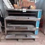 LOTE 424 - 01 FORNO ELÉTRICO INDUSTRIAL 90X70 MARCA METALMAQ/SERIE90 C/03, COM 03 CÂMERAS 220V.   (NO ESTADO) ATENÇÃO! FAZER A VISITAÇÃO ANTES DE ARREMATAR, NÃO SABEMOS SE FUNCIONA. LEILÃO NÃO TEM GARANTIA E NEM DEVOLUÇÃO, SUJEITO A POSSÍVEIS AVARIAS VISÍVEIS/OCULTAS E/OU AUSÊNCIA DE COMPONENTES.