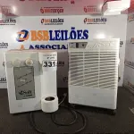 LOTE 331 - 01 PURIFICADOR DE ÁGUA MARCA SOFT E 01 DESUMIDIFICADOR. (NO ESTADO) ATENÇÃO! FAZER A VISITAÇÃO ANTES DE ARREMATAR, NÃO SABEMOS SE FUNCIONA. LEILÃO NÃO TEM GARANTIA E NEM DEVOLUÇÃO, SUJEITO A POSSÍVEIS AVARIAS VISÍVEIS/OCULTAS E/OU AUSÊNCIA DE COMPONENTES.