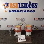LOTE 307 - 02 AQUECEDORES PARA BANHEIRA. (NO ESTADO) ATENÇÃO! FAZER A VISITAÇÃO ANTES DE ARREMATAR, NÃO SABEMOS SE FUNCIONA. LEILÃO NÃO TEM GARANTIA E NEM DEVOLUÇÃO, SUJEITO A POSSÍVEIS AVARIAS VISÍVEIS/OCULTAS E/OU AUSÊNCIA DE COMPONENTES.