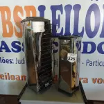 LOTE 225 - 01 BEBEDOURO REFRIGERADO PARA GARRAFÃO EM INOX E 01 COLETOR PARA COPOS DESCARTÁVEIS.  (NO ESTADO) ATENÇÃO! FAZER A VISITAÇÃO ANTES DE ARREMATAR, NÃO SABEMOS SE FUNCIONA. LEILÃO NÃO TEM GARANTIA E NEM DEVOLUÇÃO, SUJEITO A POSSÍVEIS AVARIAS VISÍVEIS/OCULTAS E/OU AUSÊNCIA DE COMPONENTES.