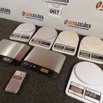 LOTE 007 - 07 BALANÇAS DIGITAL E 01 MINI BALANÇA DE PRECISÃO. (NO ESTADO) ATENÇÃO! FAZER A VISITAÇÃO ANTES DE ARREMATAR, NÃO SABEMOS SE FUNCIONA. LEILÃO NÃO TEM GARANTIA E NEM DEVOLUÇÃO, SUJEITO A POSSÍVEIS AVARIAS VISÍVEIS/OCULTAS E/OU AUSÊNCIA DE COMPONENTES.