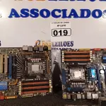 LOTE 019 - 04 PLACAS MÃE COM PROCESSADORES I7 INTEL/XEON. (NO ESTADO) ATENÇÃO! FAZER A VISITAÇÃO ANTES DE ARREMATAR, NÃO SABEMOS SE FUNCIONA. LEILÃO NÃO TEM GARANTIA E NEM DEVOLUÇÃO, SUJEITO A POSSÍVEIS AVARIAS VISÍVEIS/OCULTAS E/OU AUSÊNCIA DE COMPONENTES.