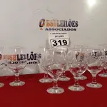 LOTE 319 - 12 TAÇAS PARA ÁGUA. (NO ESTADO) ATENÇÃO! FAZER A VISITAÇÃO ANTES DE ARREMATAR, NÃO SABEMOS SE FUNCIONA. LEILÃO NÃO TEM GARANTIA E NEM DEVOLUÇÃO, SUJEITO A POSSÍVEIS AVARIAS VISÍVEIS/OCULTAS E/OU AUSÊNCIA DE COMPONENTES.