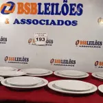 LOTE 193 - 10 PRATOS RASOS E 10 PRATOS DE SOBREMESA. (NO ESTADO) ATENÇÃO! FAZER A VISITAÇÃO ANTES DE ARREMATAR, NÃO SABEMOS SE FUNCIONA. LEILÃO NÃO TEM GARANTIA E NEM DEVOLUÇÃO, SUJEITO A POSSÍVEIS AVARIAS VISÍVEIS/OCULTAS E/OU AUSÊNCIA DE COMPONENTES.