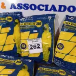 LOTE 262 - 01 LOTE COM 05 MACACÕES VOLH COVERTECH 300 TAMANHO EG NA COR AMARELA. (NOVO) (NO ESTADO) ATENÇÃO! FAZER A VISITAÇÃO ANTES DE ARREMATAR, NÃO SABEMOS SE FUNCIONA. LEILÃO NÃO TEM GARANTIA E NEM DEVOLUÇÃO, SUJEITO A POSSÍVEIS AVARIAS VISÍVEIS/OCULTAS E/OU AUSÊNCIA DE COMPONENTES.
