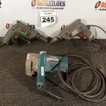 LOTE 245 - 02 FURADEIRAS E 01 MAKITA. (NO ESTADO) ATENÇÃO! FAZER A VISITAÇÃO ANTES DE ARREMATAR, NÃO SABEMOS SE FUNCIONA. LEILÃO NÃO TEM GARANTIA E NEM DEVOLUÇÃO, SUJEITO A POSSÍVEIS AVARIAS VISÍVEIS/OCULTAS E/OU AUSÊNCIA DE COMPONENTES.