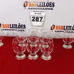 LOTE 287 - 12 TAÇAS PARA ÁGUA. (NO ESTADO) ATENÇÃO! FAZER A VISITAÇÃO ANTES DE ARREMATAR, NÃO SABEMOS SE FUNCIONA. LEILÃO NÃO TEM GARANTIA E NEM DEVOLUÇÃO, SUJEITO A POSSÍVEIS AVARIAS VISÍVEIS/OCULTAS E/OU AUSÊNCIA DE COMPONENTES.