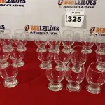 LOTE 325 - 24 TAÇAS PARA ÁGUA. (NO ESTADO) ATENÇÃO! FAZER A VISITAÇÃO ANTES DE ARREMATAR, NÃO SABEMOS SE FUNCIONA. LEILÃO NÃO TEM GARANTIA E NEM DEVOLUÇÃO, SUJEITO A POSSÍVEIS AVARIAS VISÍVEIS/OCULTAS E/OU AUSÊNCIA DE COMPONENTES.