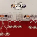 LOTE 204 - 12 TAÇAS PARA CHAMPANHE DIVERSAS. (NO ESTADO) ATENÇÃO! FAZER A VISITAÇÃO ANTES DE ARREMATAR, NÃO SABEMOS SE FUNCIONA. LEILÃO NÃO TEM GARANTIA E NEM DEVOLUÇÃO, SUJEITO A POSSÍVEIS AVARIAS VISÍVEIS/OCULTAS E/OU AUSÊNCIA DE COMPONENTES.