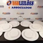 LOTE 183 - 10 PRATOS RASOS E 10 PRATOS DE SOBREMESA. (NO ESTADO) ATENÇÃO! FAZER A VISITAÇÃO ANTES DE ARREMATAR, NÃO SABEMOS SE FUNCIONA. LEILÃO NÃO TEM GARANTIA E NEM DEVOLUÇÃO, SUJEITO A POSSÍVEIS AVARIAS VISÍVEIS/OCULTAS E/OU AUSÊNCIA DE COMPONENTES.