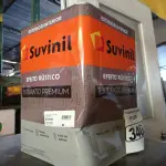 LOTE 340 - 01 LATA DE TINTA TEXTURATTO PREMIUM EFEITO RÚSTICO EXTERIOR/INTERIOR SUVINIL 25KG. (NO ESTADO) ATENÇÃO! FAZER A VISITAÇÃO ANTES DE ARREMATAR, NÃO SABEMOS SE FUNCIONA. LEILÃO NÃO TEM GARANTIA E NEM DEVOLUÇÃO, SUJEITO A POSSÍVEIS AVARIAS VISÍVEIS/OCULTAS E/OU AUSÊNCIA DE COMPONENTES.