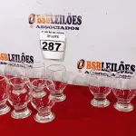 LOTE 287 - 12 TAÇAS PARA ÁGUA. (NO ESTADO) ATENÇÃO! FAZER A VISITAÇÃO ANTES DE ARREMATAR, NÃO SABEMOS SE FUNCIONA. LEILÃO NÃO TEM GARANTIA E NEM DEVOLUÇÃO, SUJEITO A POSSÍVEIS AVARIAS VISÍVEIS/OCULTAS E/OU AUSÊNCIA DE COMPONENTES.