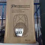LOTE 253 - 01 CAIXA DE SOM PZPROPASSIVE PROAUDIO PX-12. (NO ESTADO) ATENÇÃO! FAZER A VISITAÇÃO ANTES DE ARREMATAR, NÃO SABEMOS SE FUNCIONA. LEILÃO NÃO TEM GARANTIA E NEM DEVOLUÇÃO, SUJEITO A POSSÍVEIS AVARIAS VISÍVEIS/OCULTAS E/OU AUSÊNCIA DE COMPONENTES.