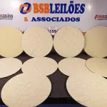 LOTE 159 - 10 SOUSPLAT COM CAPA FLORIDA NA COR VERDE. (NO ESTADO) ATENÇÃO! FAZER A VISITAÇÃO ANTES DE ARREMATAR, NÃO SABEMOS SE FUNCIONA. LEILÃO NÃO TEM GARANTIA E NEM DEVOLUÇÃO, SUJEITO A POSSÍVEIS AVARIAS VISÍVEIS/OCULTAS E/OU AUSÊNCIA DE COMPONENTES.