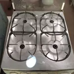 LOTE 257 - 01 FOGÃO A GÁS 04 BOCAS INCOMPLETO MARCA BRASTEMP. (NO ESTADO) ATENÇÃO! FAZER A VISITAÇÃO ANTES DE ARREMATAR, NÃO SABEMOS SE FUNCIONA. LEILÃO NÃO TEM GARANTIA E NEM DEVOLUÇÃO, SUJEITO A POSSÍVEIS AVARIAS VISÍVEIS/OCULTAS E/OU AUSÊNCIA DE COMPONENTES.