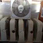 LOTE 409 - 06 VENTILADORES PARA RETIRADA DE PEÇAS. (NO ESTADO) ATENÇÃO! FAZER A VISITAÇÃO ANTES DE ARREMATAR, NÃO SABEMOS SE FUNCIONA. LEILÃO NÃO TEM GARANTIA E NEM DEVOLUÇÃO, SUJEITO A POSSÍVEIS AVARIAS VISÍVEIS/OCULTAS E/OU AUSÊNCIA DE COMPONENTES.