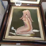 LOTE 265 - 02 QUADROS DECORATIVOS DE PINTURA A ÓLEO. (NO ESTADO) ATENÇÃO! FAZER A VISITAÇÃO ANTES DE ARREMATAR, NÃO SABEMOS SE FUNCIONA. LEILÃO NÃO TEM GARANTIA E NEM DEVOLUÇÃO, SUJEITO A POSSÍVEIS AVARIAS VISÍVEIS/OCULTAS E/OU AUSÊNCIA DE COMPONENTES.