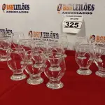 LOTE 325 - 24 TAÇAS PARA ÁGUA. (NO ESTADO) ATENÇÃO! FAZER A VISITAÇÃO ANTES DE ARREMATAR, NÃO SABEMOS SE FUNCIONA. LEILÃO NÃO TEM GARANTIA E NEM DEVOLUÇÃO, SUJEITO A POSSÍVEIS AVARIAS VISÍVEIS/OCULTAS E/OU AUSÊNCIA DE COMPONENTES.