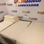 LOTE 177 - 11 TOALHAS CREME PARA MESA PLÁSTICA BISTRÔ, 150X150. (NO ESTADO) ATENÇÃO! FAZER A VISITAÇÃO ANTES DE ARREMATAR, NÃO SABEMOS SE FUNCIONA. LEILÃO NÃO TEM GARANTIA E NEM DEVOLUÇÃO, SUJEITO A POSSÍVEIS AVARIAS VISÍVEIS/OCULTAS E/OU AUSÊNCIA DE COMPONENTES.