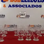LOTE 207 - 24 TAÇAS PARA ÁGUA. (NO ESTADO) ATENÇÃO! FAZER A VISITAÇÃO ANTES DE ARREMATAR, NÃO SABEMOS SE FUNCIONA. LEILÃO NÃO TEM GARANTIA E NEM DEVOLUÇÃO, SUJEITO A POSSÍVEIS AVARIAS VISÍVEIS/OCULTAS E/OU AUSÊNCIA DE COMPONENTES.
