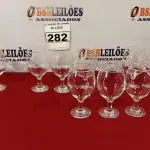 LOTE 282 - 12 TAÇAS PARA ÁGUA. (NO ESTADO) ATENÇÃO! FAZER A VISITAÇÃO ANTES DE ARREMATAR, NÃO SABEMOS SE FUNCIONA. LEILÃO NÃO TEM GARANTIA E NEM DEVOLUÇÃO, SUJEITO A POSSÍVEIS AVARIAS VISÍVEIS/OCULTAS E/OU AUSÊNCIA DE COMPONENTES.